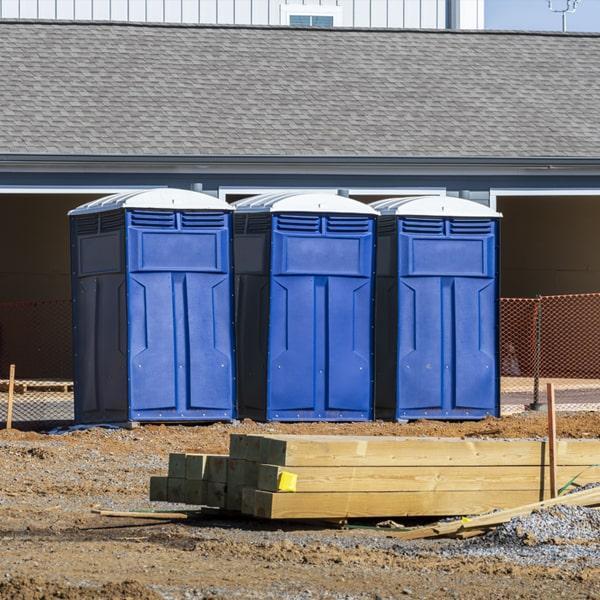 Heavy-duty construction site porta potty in Merrill, Wisconsin